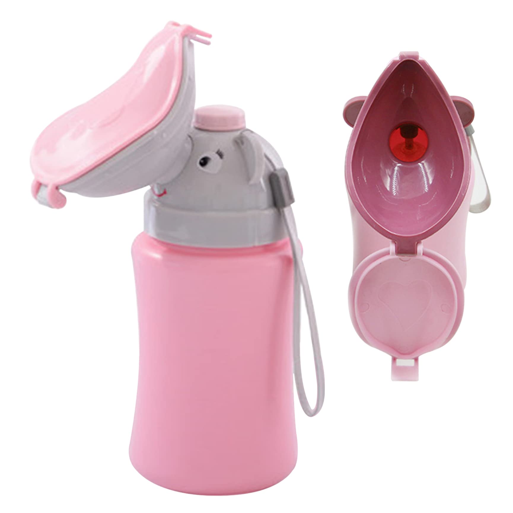 Travel Potty Portable Travel Toilet for Toddler Travel Baby Nitty Pee Bottle Portable Kids Potty for Girls Car Camping Travel Pink Travel Potty Bags111