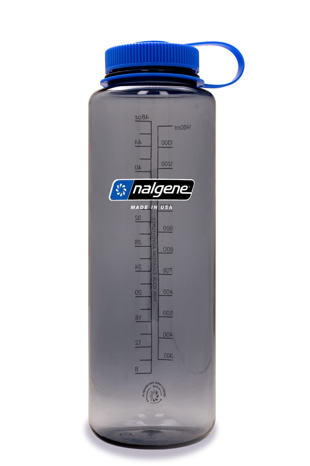 Nalgene Everyday Wide Mouth Water Bottle, XLR8 Grey/Black