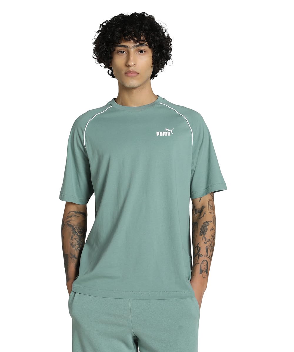 Puma Men's Green Regular Fit Sport T-Shirt in Size M, Sports Direct