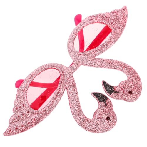 VOSAREA Unique Flamingo Party Glasses Hawaiian Sunglasses Plastic Fun for Decor Photo Booth Adult Party