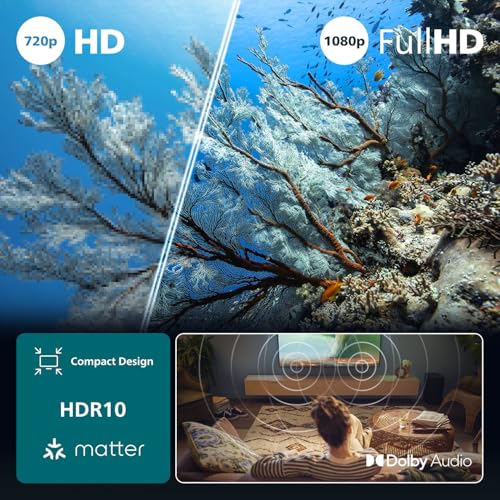 Philips 40PFS6000 HD LED Smart TV Écran 40 Pouces avec Pixel Plus Plateforme Titan OS et Son Dolby Digital Compatible Alexa et Assistant Vocal Google - vue 6