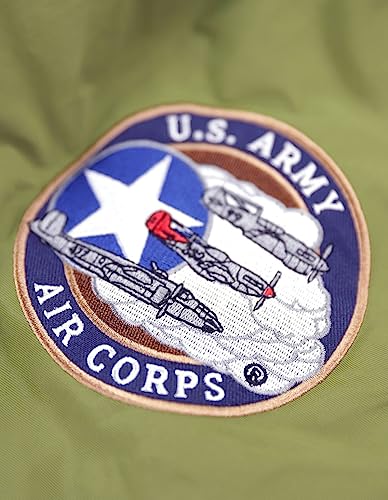 Tuskegee Airmen M7 Windbreaker Jacket Olive Green4