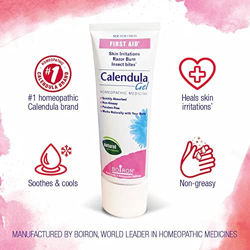 Boiron Calendula Gel Relief from Rashes, Skin Irritations, Razor Burn, or Insect Bites - Non-Greasy and Fragrance-Free - 2.6oz - image 2