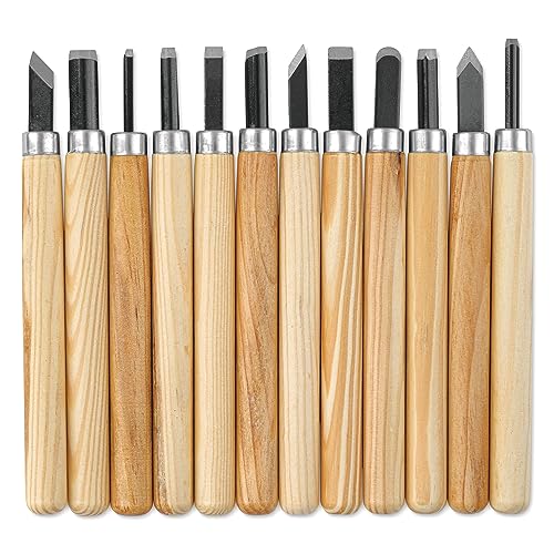 Loew-Cornell Wood Carving Knives, 12-Count