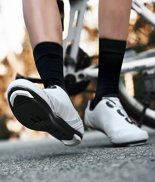 Men’s Road Cycling Shoes, Breathable SPD/Delta Compatible Bike Shoes with Buckle, for Road & MTB Riding4