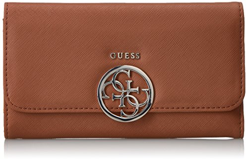 Preisvergleich Produktbild GUESS Kamryn Multi Clutch Wallet, Cognac , One Size