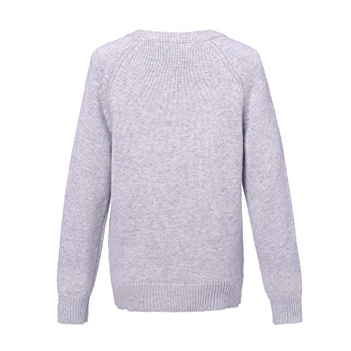 Richie House Girls' Pullover Sweater with Owl Artwork Size 3-10 RH19523