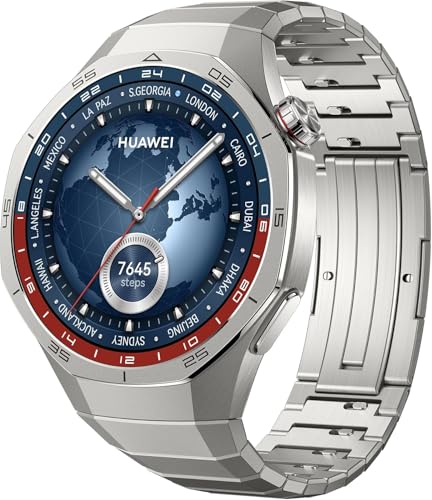 HUAWEI WATCH GT 5 Pro 46 mm Smartwatch, Design Sharp-Edged, Pro-Level Sports Watch, Health Tracking, ECG, durata della batteria fino a 14 giorni, GPS, chiamate Bluetooth, compatibile iOS e Android,