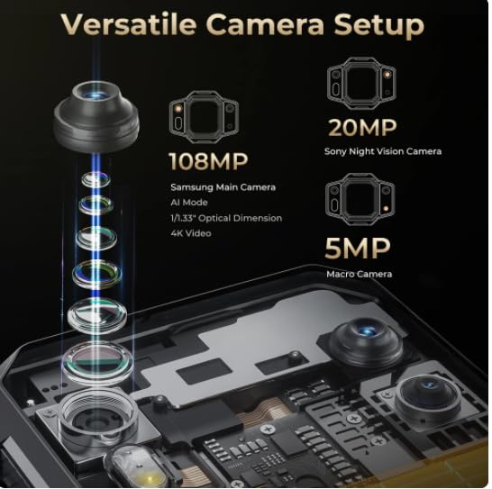 Amazon | Oukite WP 30 Pro 120 W 5 G堅牢型アンドロイド