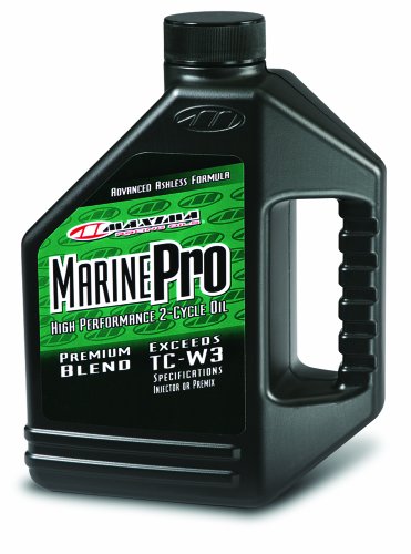 Maxima Racing Oils 259128-2PK Marine Pro TC-W3 2-Stroke Premix/Injector Oil 1G Bottle, 2-Pack