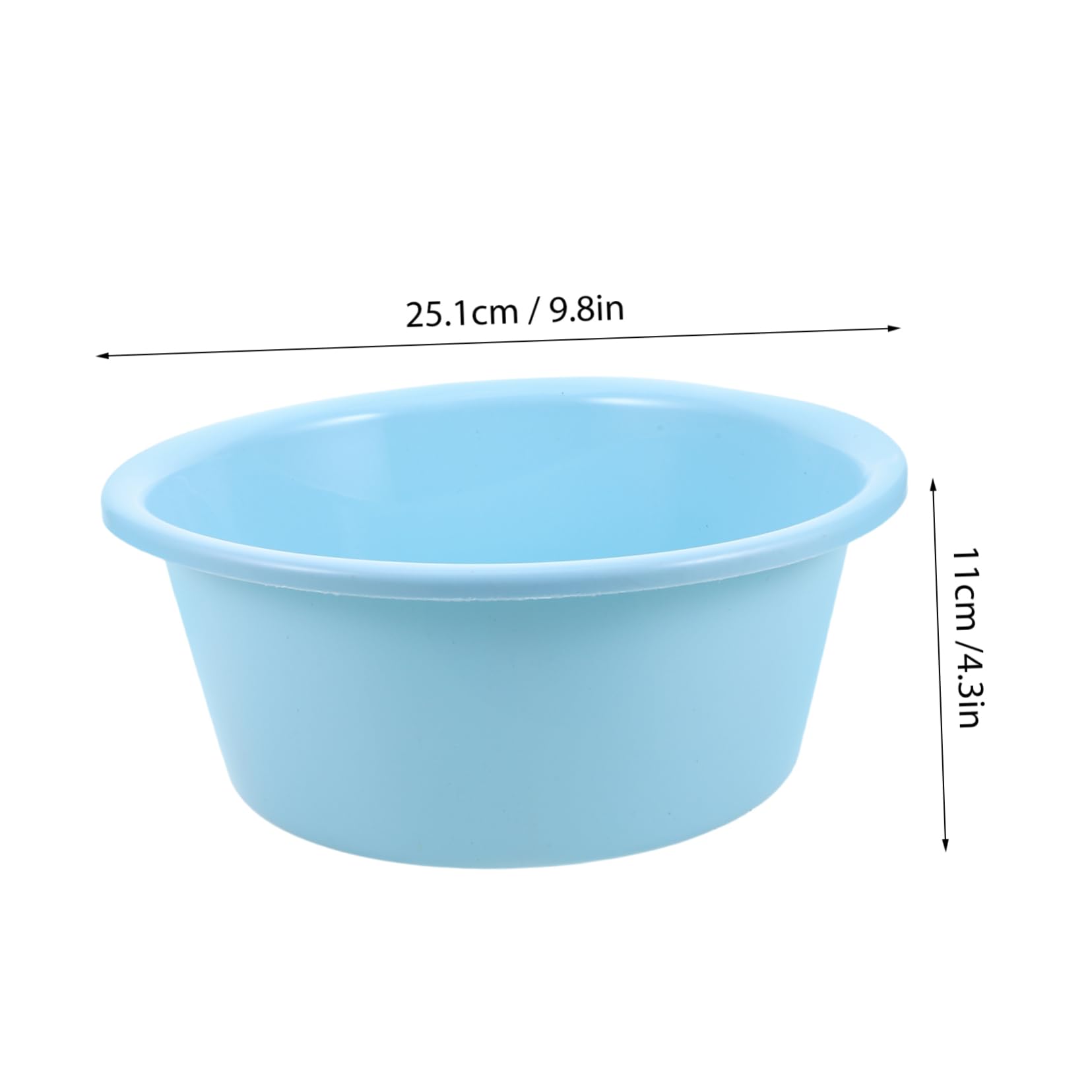 Healeved Multipurpose Plastic Wash Basin Kids Bath Foot Tub Hair Washing Basin Portable Sturdy