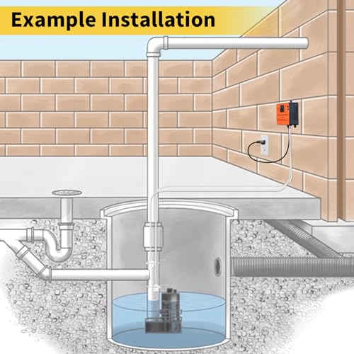Ortis Hi-Lo Sump Pump Switch, Ortis Electronic Adjustable Float Switch Controller With Dual Sensors, Robust Corrosion Resistance, Designed For Sewage Pits, Fish Tanks, Water Tanks thumb #5