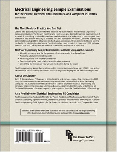 Miniatura 2 de Electrical Engineering Sample Examinations for the Power, Electrical and Electronics, and Computer PE Exams Tercera Edición