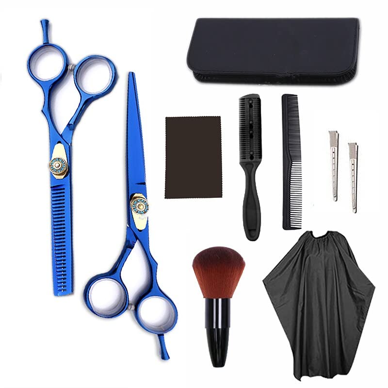 Tijeras de peluquería Profesionales de 6 Pulgadas, Acero Inoxidable, Venta al por Mayor, Kit de barbería, Tijeras de peluquería.