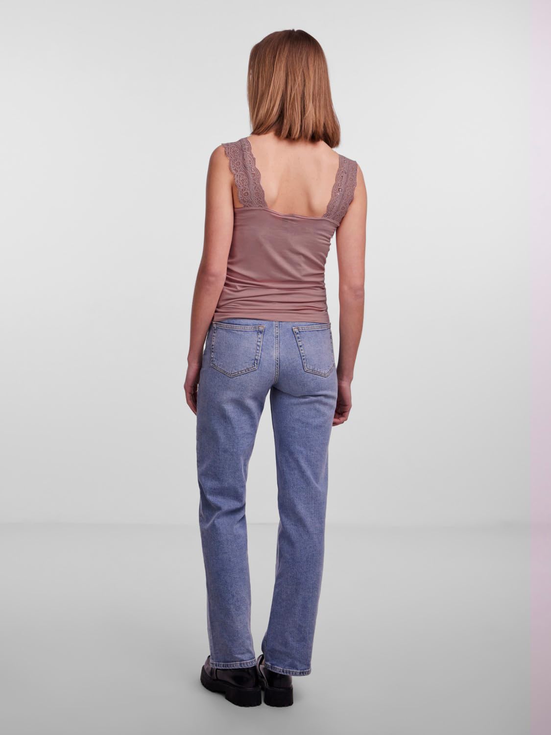 Pieces Pcbarbera Lace Top Noos Top Mujer (Pack de 3)