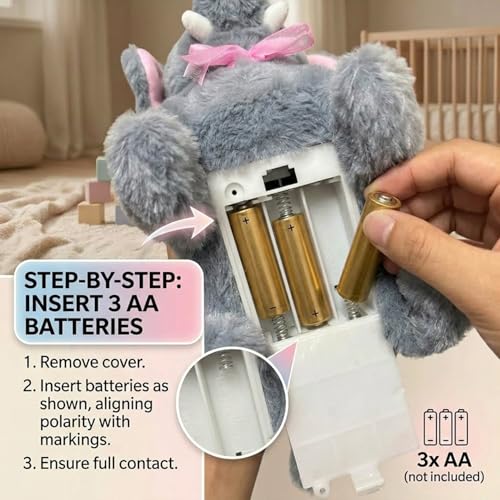Image of GITGRNTH Real Sound Elephant Plush Toy with Walking Action , Soft Stuffed Elephant Toy for Babies Girls & Boys - Gift for Girls & Boys - Interactive Toy and Playtime Fun - Battery Not Include