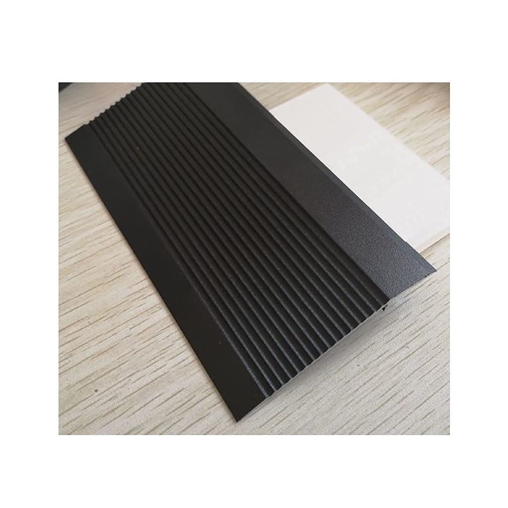 Aluminiowe rampy progowe Aoy, do użytku domowego, do zamiatania robotów wewnętrznych, na chodniki, skutery, rowery, motocykle, wsparcie do indywidualnego dopasowania/100 x 3 x 10,6 cm