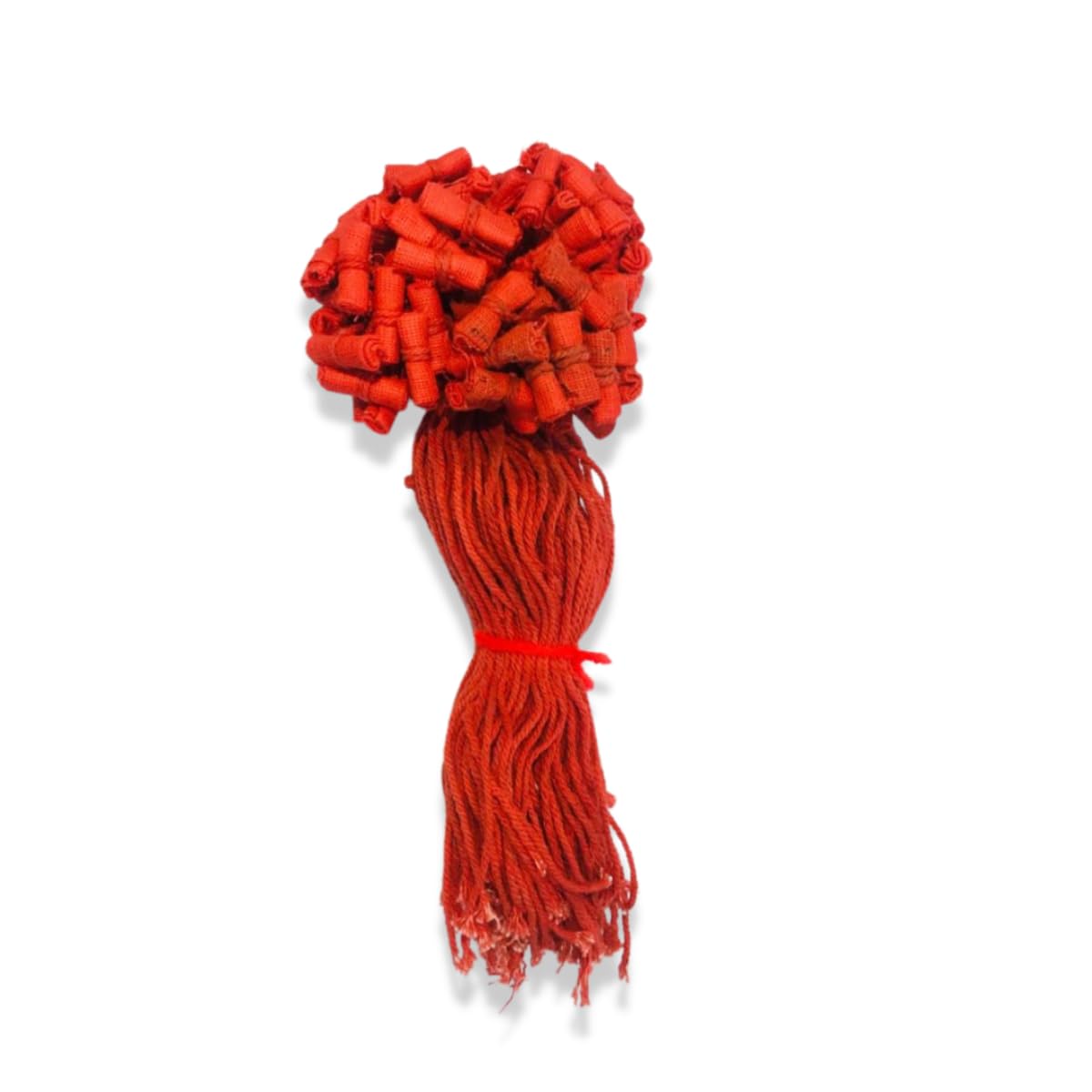 Raksha Potali Hand Made Strong and Pure Single Dhaga (Pack of 100) (Red)-image-3