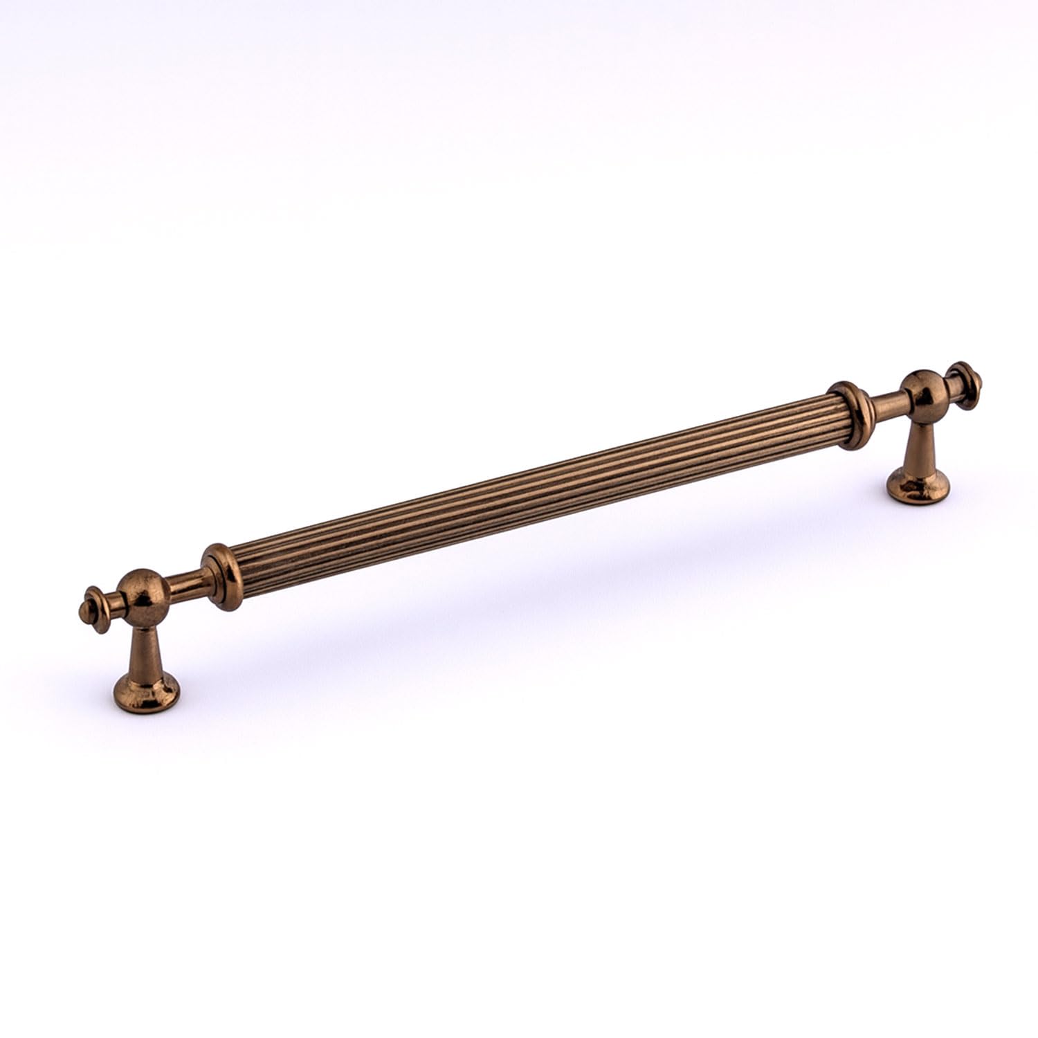 Nesil Çizgili 256 mm Bronz Metal Dolap Kolu Mutfak Dolabı Mobilya Çekmece Kulpu Kulp Modeli