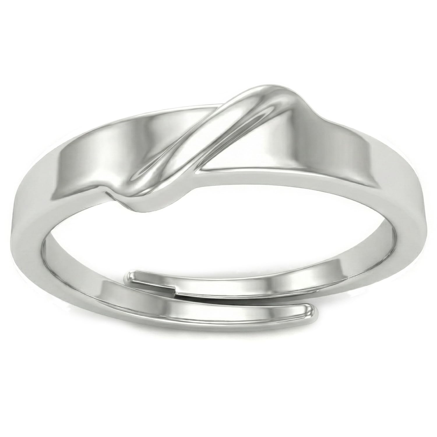 Pure 925 Silver Rings for Men - Adjustable Finger Ring for Men, Sterling Silver Ring for Boys-image-49