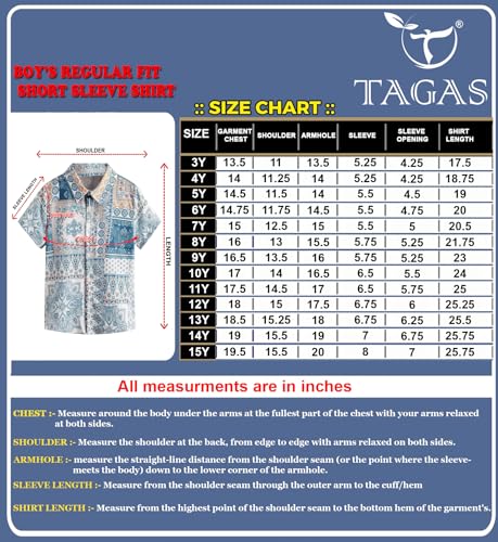 Image of Tagas Boys' Shirt |||Casual Vacation (Shirt)||Half SleeveShirt||