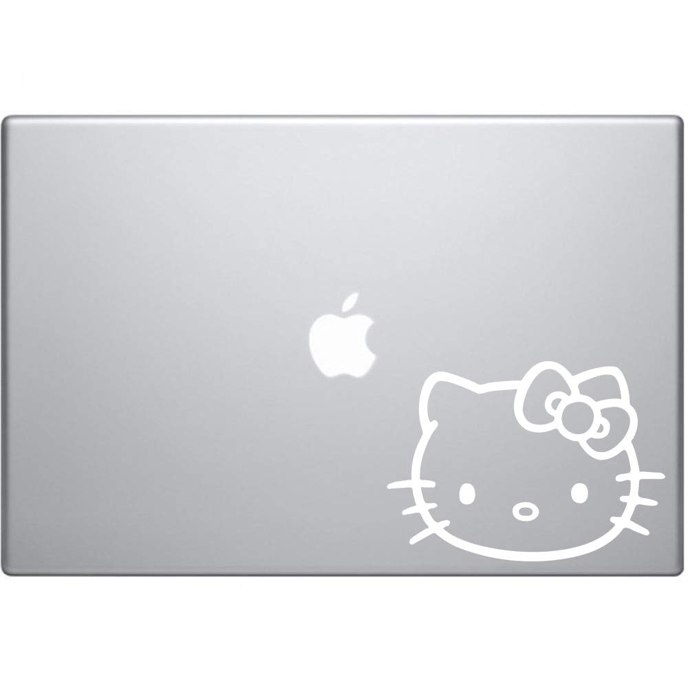 Printbeat Hello Kitty Vinyl Decal Sticker - 5.5" X 5.5" For Car, Laptop, Window (White)