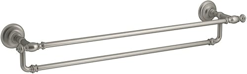 Miniatura 2 de KOHLER K-72570-2BZ Artifacts - Toallero doble de 24 pulgadas, bronce aceitado