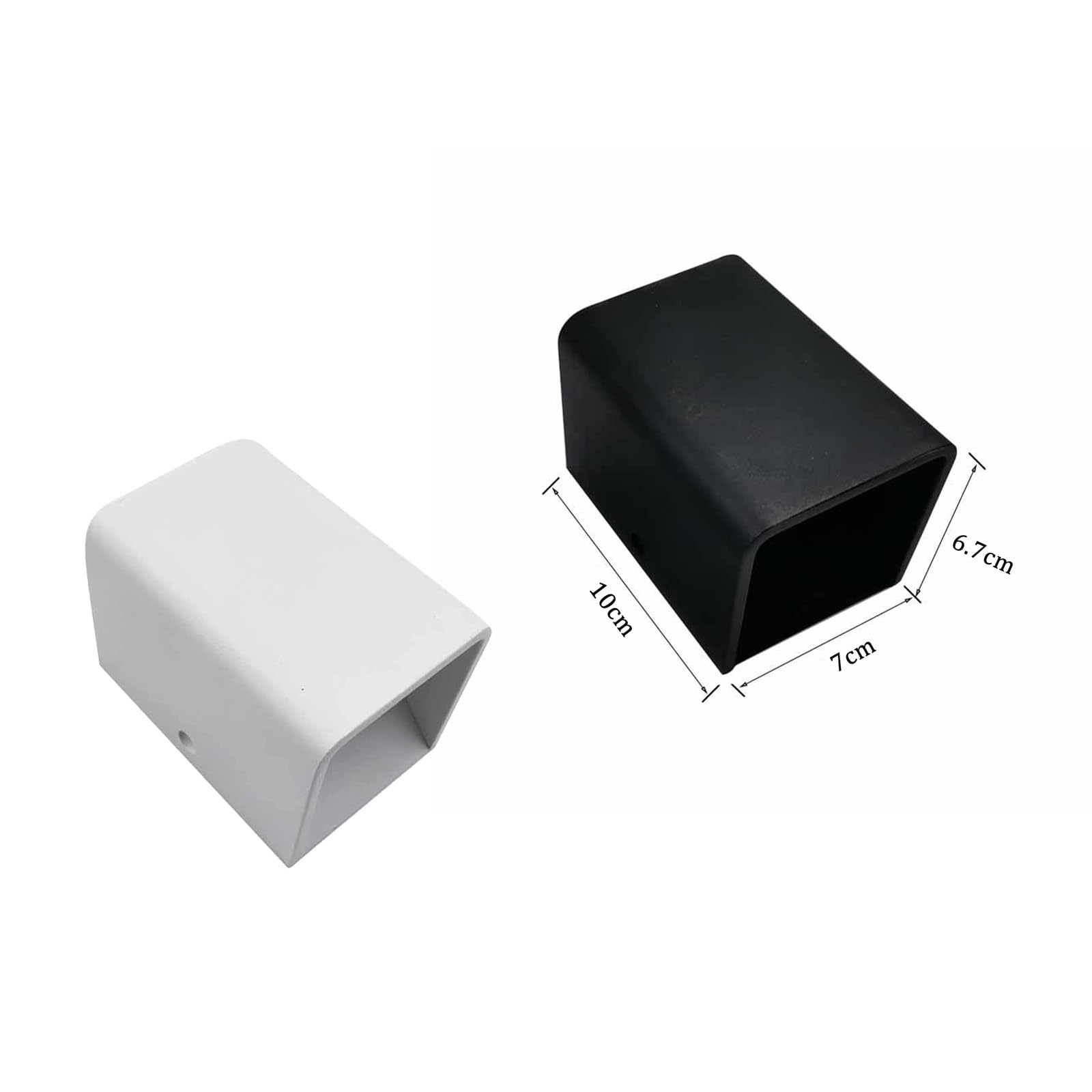 RGB Wandleuchten LED Dimmbare mit Fernbedienung Innen Wandbeleuchtung Raumdekoration Aluminium Wandlampen Up Down Beleuchtung Wohnzimmer Schlafzimmer Flur Treppenhaus (Weiß,2 Stück)