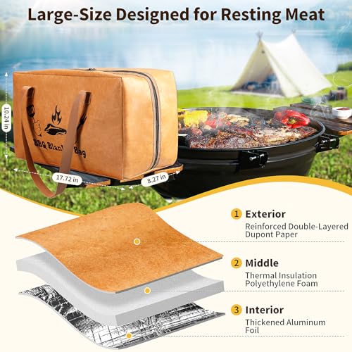 Manta para BBQ para reposar carne, aislante para jugos miniatura 4