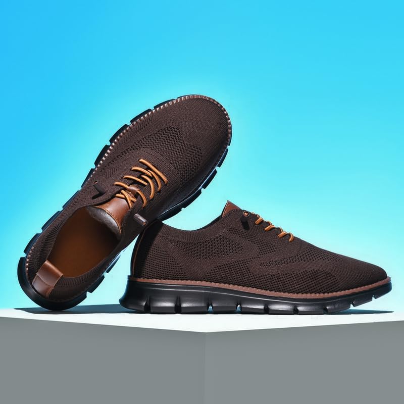 Wearbreeze Men’s Business Casual Oxford Sneakers – Lightweight Lace-Up Dress Shoes for Work, Travel & Daily Commute - Image 2