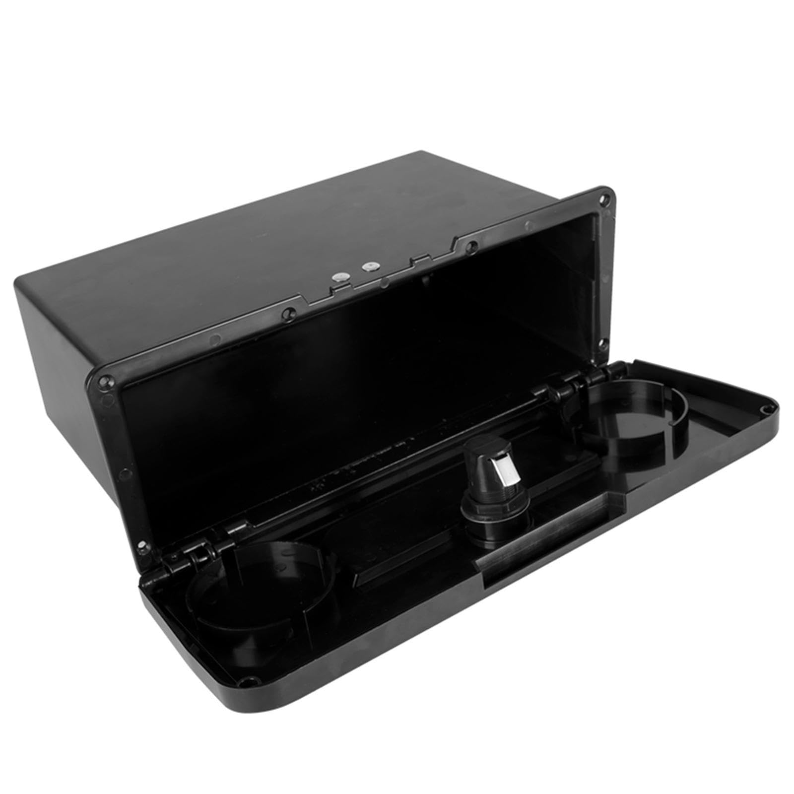 Bnf®® Marine Deck Storage Box with Lock Tool Box Container for Tools Sundries Black | Water Sports | Kayaking, Canoeing & Rafting | Accessories-image-30