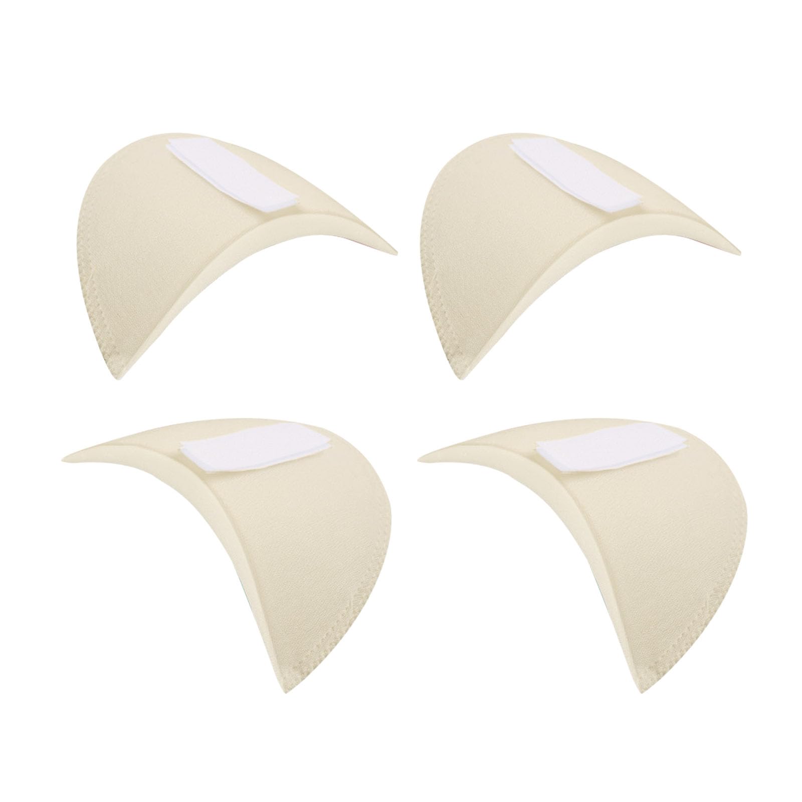 2 Pair Shoulder Pads, Breathable Foam Enhancer with 1.5cm Thickness 16x9cm Dimensions, Sewing Supplies for Clothing, Fits Blazers Suits Shirts Dresses, for Women Men Round Sloping Shoulders