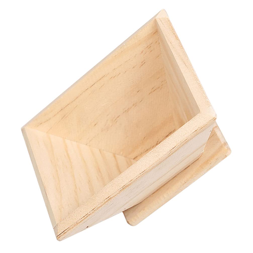 UPKOCH Onigiri Mold Quadrangular Cake Ring Wood Rice Ball Molds Dessert Mousse Mold Rice Ball Makers for Bento or Japanese Boxed Meal 11. 5X9X5. 5CM