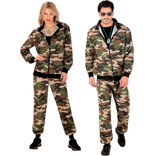 W WIDMANN MILANO Party Fashion - Survêtement fantaisie, motifs, États-Unis, tenue des années 80,...