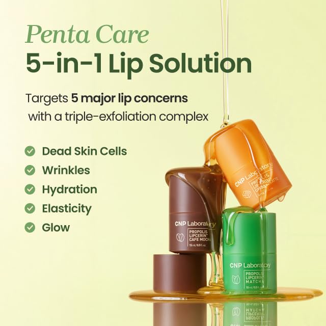 Image of CNP Cafe Lip Butter - Propolis Lipcerin 07 Matcha, 0.5 fl.oz.