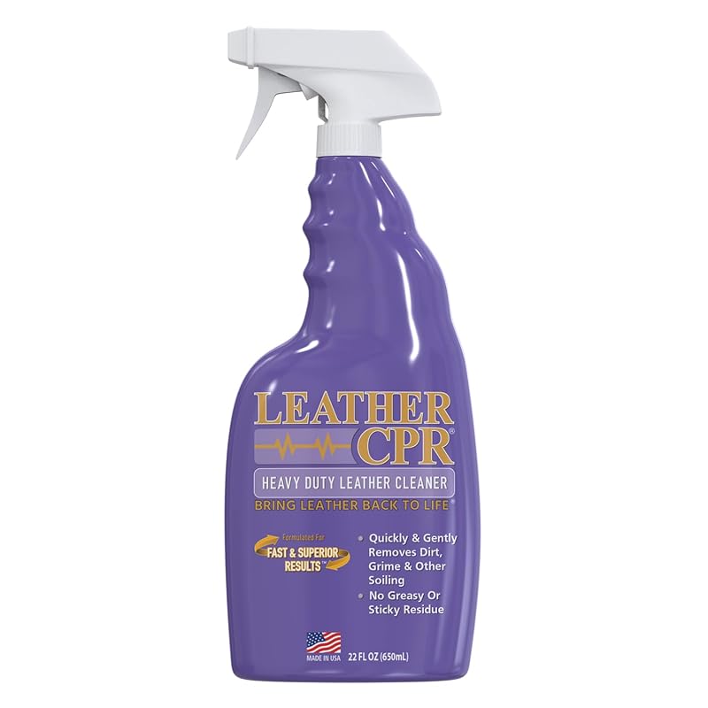 Leather CPR Limpador Pesado para Couro de Interior Automotivo, Fórmula à Base de Água, 660 mL