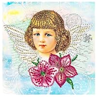 Tarjeta De Pintura De Diamantes Ideen Mit Herz - Kit Completo 16x16 Cm, Rosa 01, Con Sobre Y Herramientas