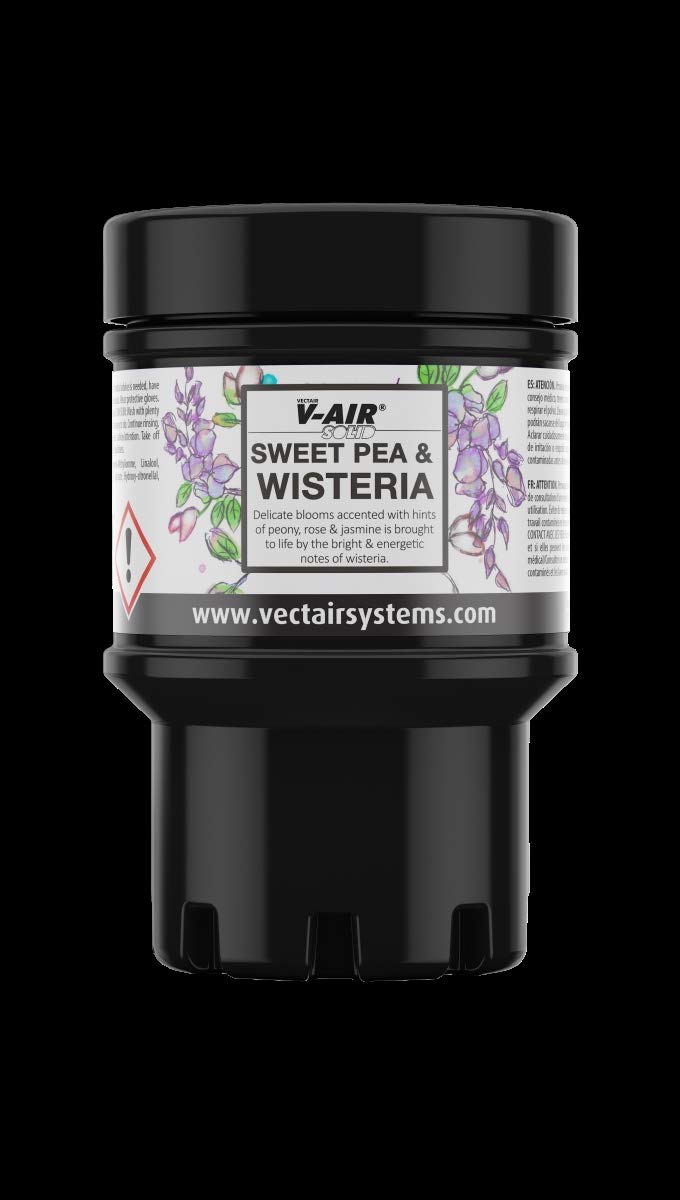 Vectair Systems V-SOLID SEASALT V-Air Solid Non-Aerosol Air Freshener - Sea Salt & Bamboo, Case of 6