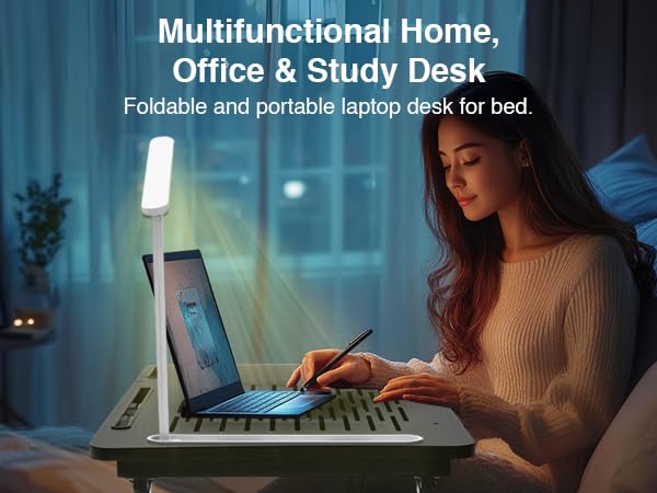 Mesa Plegable Portátil Para Laptop/cama Multiusos Escritorio | Meses Sin Intereses