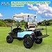 10L0L Golf Cart 4-Panel Wide Angle Rear View Mirror - Universal Fit for Yamaha, Club Car, EZGO, Eliminate Blind Spots