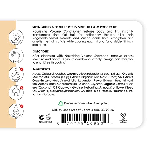 Deep Steep Volume Nourishing Conditioner, 17 Fz #TOP1