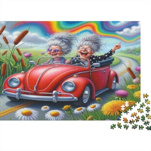 Puzzle de 1000 piezas de papel para adultos con temática de carretera rural