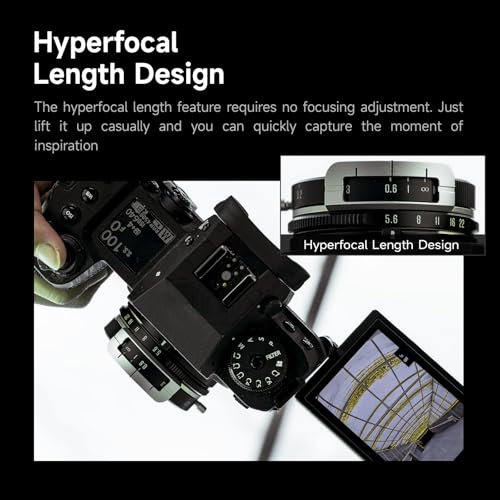 Image of Brightin Star 10mm F5.6 Pro Fisheye Lens for Sony E Mount, 175 Ultra-Wide Angle Manual Focus Prime APS-C Mirrorless Cameras Lens Fit for ZV-E10, A7IV, A7SIII, A7III, A7C, A6600, A7RIV, A7RIII