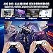 2025 Upgrade Retro Game Console Stick Pro,Built-in 23 Emulators 20,000+ Games,Retro Gaming Console 64GB TF Card,Dual 2.4GHz Wireless Controllers,Game Stick 4K HDMI Plug and Play Video Games for TV