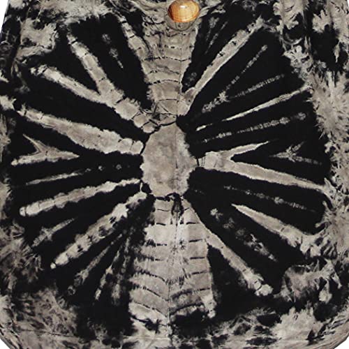 Image of TIE DYE Bohemian Hipster Hobo Boho Hippie Crossbody Bag Purse Black Tone 39 inch