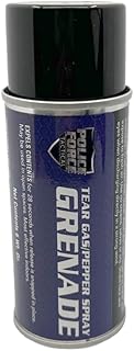 Police Force Tactical Tear Gas Pepper Spray Grenade - Powerful CS Gas and Pepper Spray Blend for Self-Defense, Personal Defense Equipment, Crowd Control