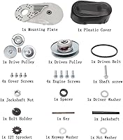 Vista 2 de MOOSUN Serie 30 6.5 HP Go Kart Mini convertidor de par de bicicleta convertidor de embrague polea de repuesto Comet Manco 212CC 3/4 "Diámetro 10T