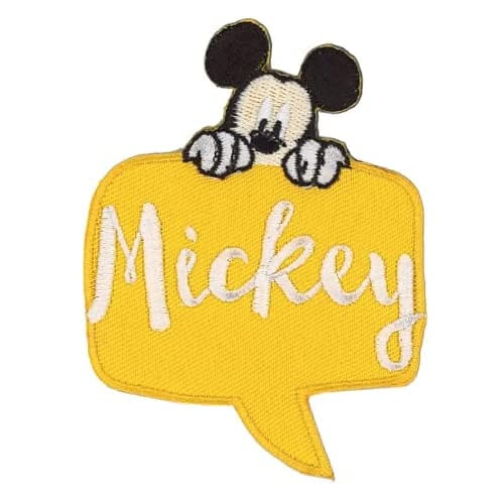 HKM Mickey Mouse Sprechblase Patch Bügelbild
