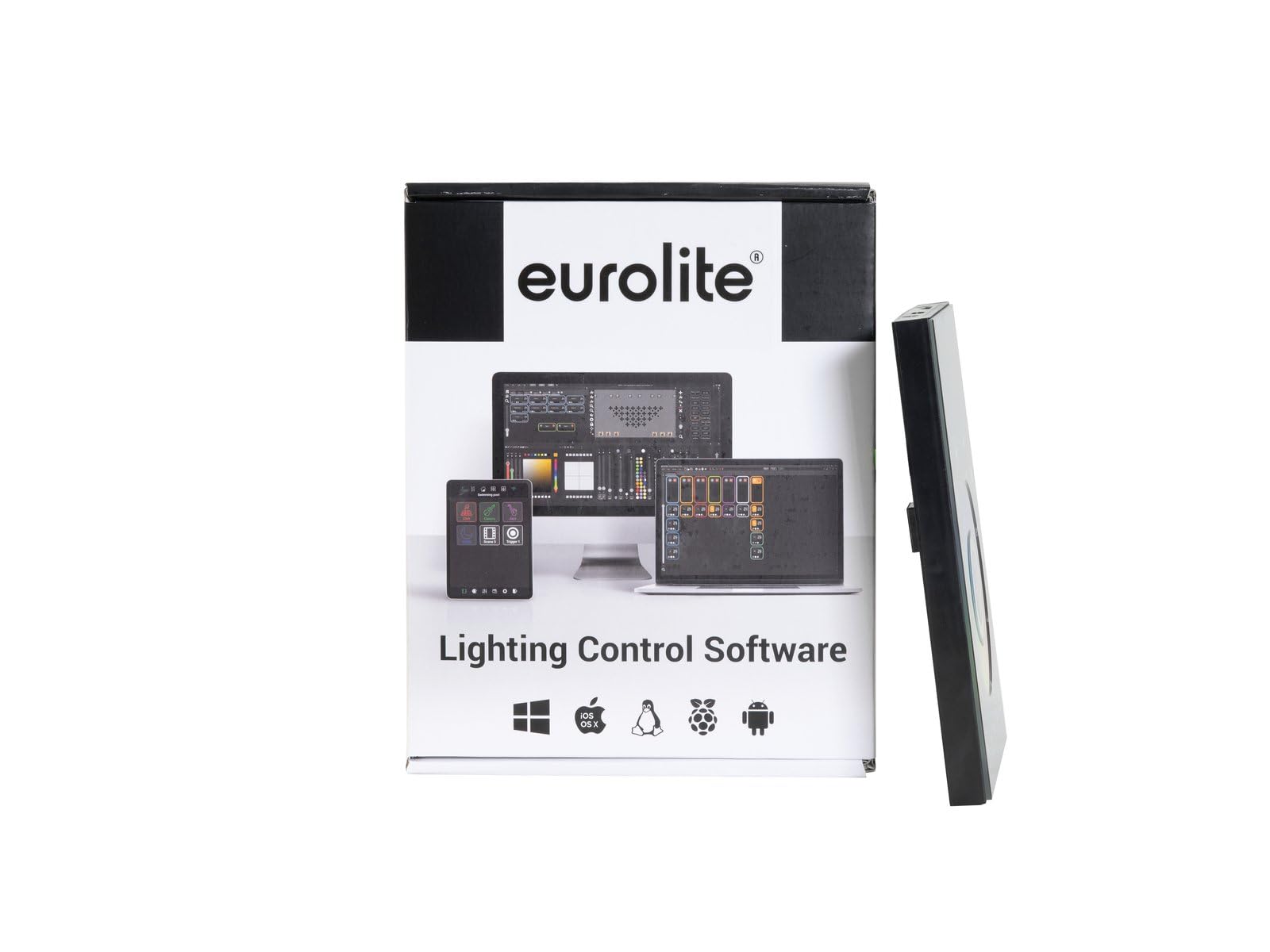 EUROLITE TOUCH-512 - Lettore standalone, controller DMX, con touchpad multifunzione e software, 512 canali