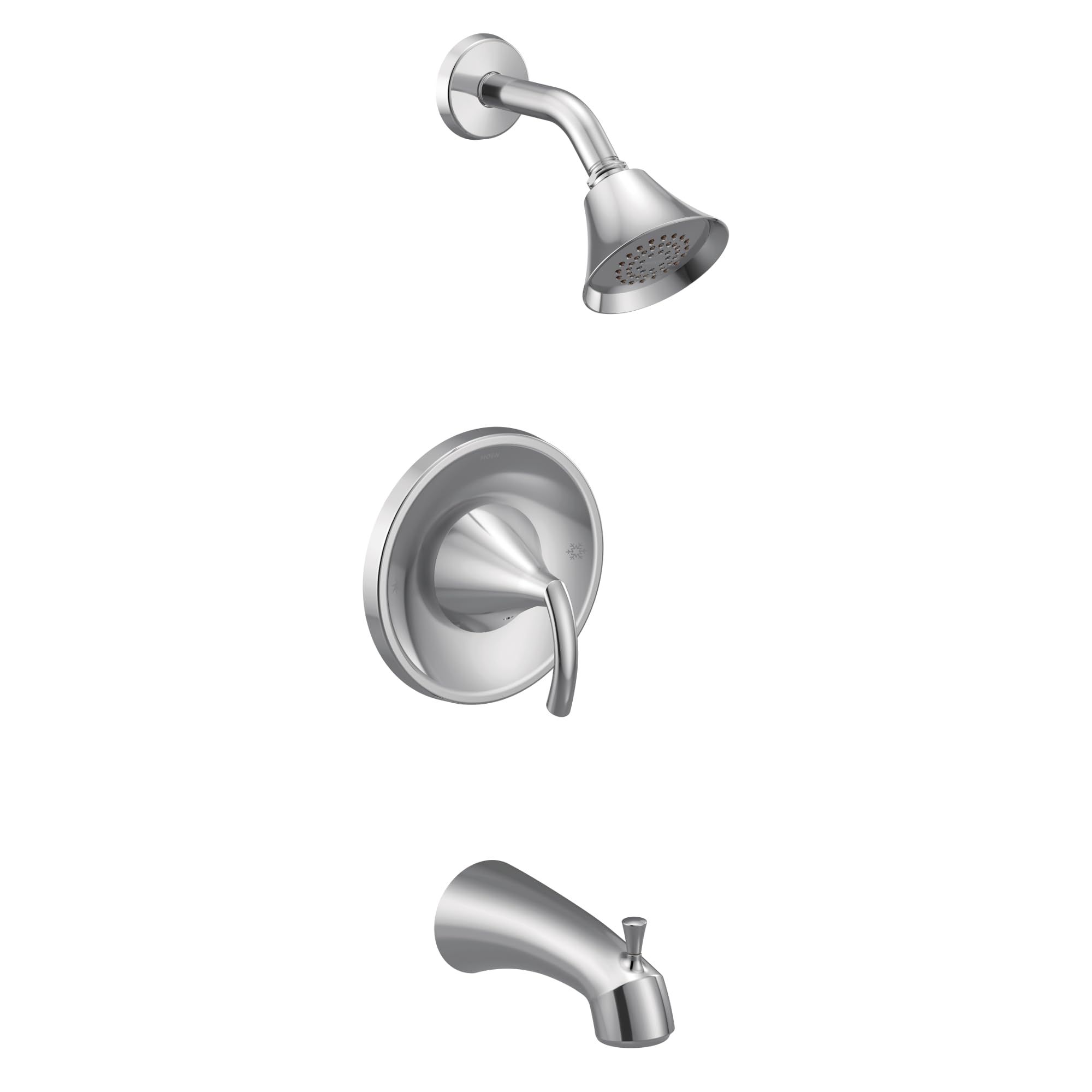 Moen T2743ep Glyde mitigeur de baignoire et douche chrome style épuré